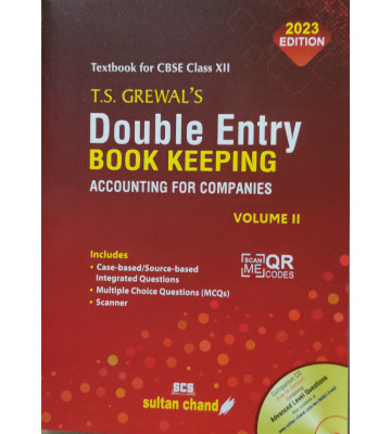 T.S. Grewal's Double Entry Book Keeping Accounting For Companies (Vol. II) - 12